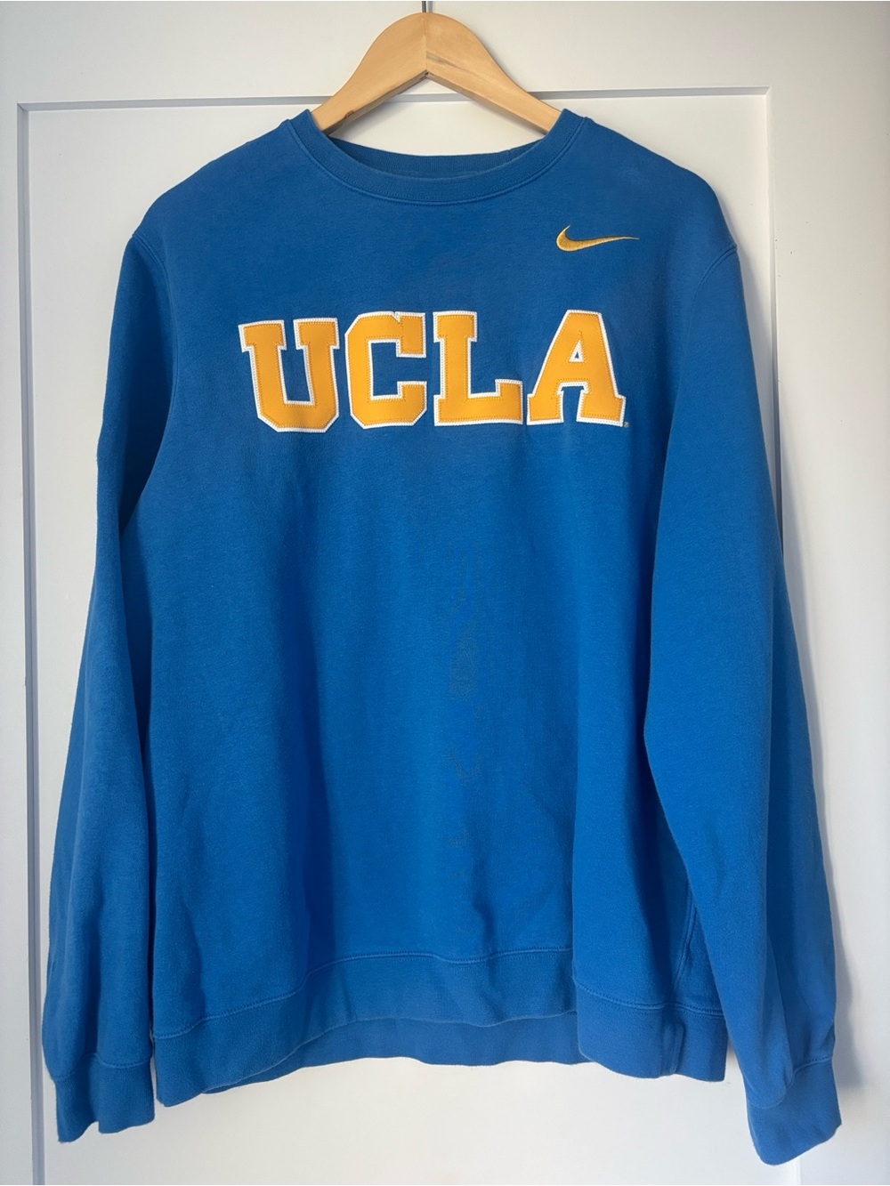 Nike Blue Crewneck Sweatshirt with Gold UCLA Lettering